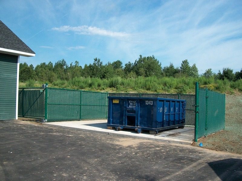 AFSCO Fence Supply Company Latham & Queensbury, NY Dumpster